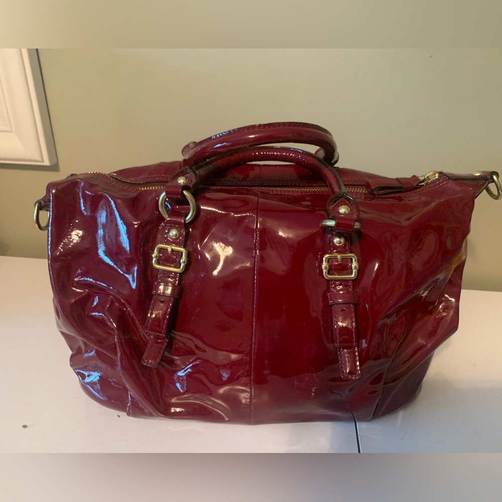 Coach Madison Juliette Patent Leather Satchel - Picture 4 of 11